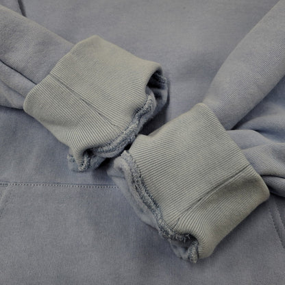 【中古品】【メンズ】 SATIN APPLIQUE HOODED SWEATSHIRT サテンアップリケ フーデッド スウェットシャツ パーカー 149-260323-as-04-izu サイズ：L カラー：ブルー 万代Net店