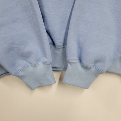 【中古品】【メンズ】 SATIN APPLIQUE HOODED SWEATSHIRT サテンアップリケ フーデッド スウェットシャツ パーカー 149-260323-as-04-izu サイズ：L カラー：ブルー 万代Net店