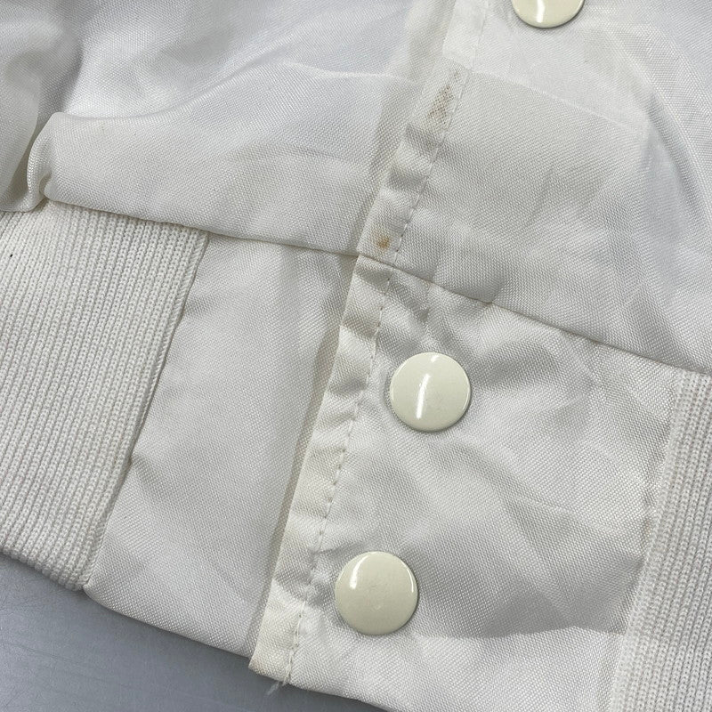 【中古品】【メンズ】 KING LOUIE キングルーイ USA製 70-80S NYLON BLOUSON JACKET ナイロン ブルゾン ジャケット アウター 146-260330-cs-20-izu サイズ：L カラー：ホワイト 万代Net店