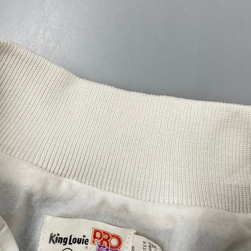 【中古品】【メンズ】 KING LOUIE キングルーイ USA製 70-80S NYLON BLOUSON JACKET ナイロン ブルゾン ジャケット アウター 146-260330-cs-20-izu サイズ：L カラー：ホワイト 万代Net店