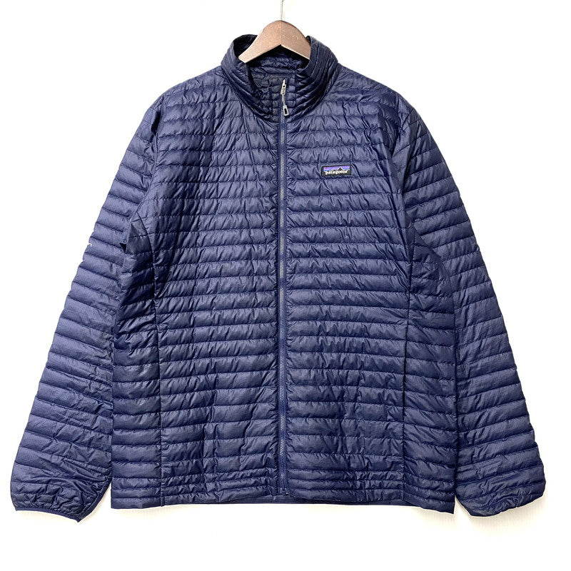 【中古品】【メンズ】 patagonia パタゴニア DOWN SWEATER 84745FA14 ダウンセーター ジャケット 144-260323-as-11-izu サイズ：L カラー：ネイビー 万代Net店