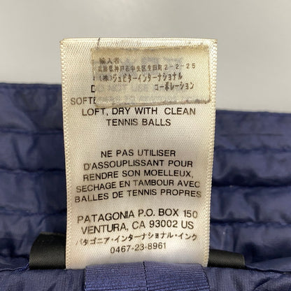 【中古品】【メンズ】 patagonia パタゴニア DOWN SWEATER 84745FA14 ダウンセーター ジャケット 144-260323-as-11-izu サイズ：L カラー：ネイビー 万代Net店