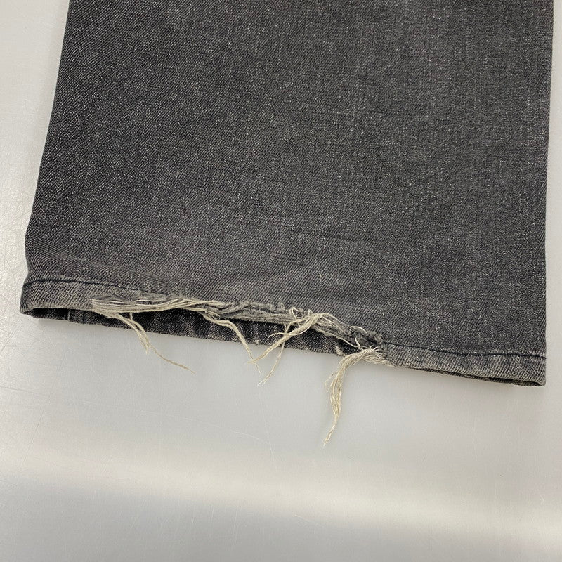 【中古品】【メンズ】 FTW エフティーダブリュー FT001052BW DOUBLE KNEE DENIM PANTS ダブル ニー デニム パンツ ボトムス ズボン 158-260330-cs-12-izu サイズ：M カラー：ブラック 万代Net店