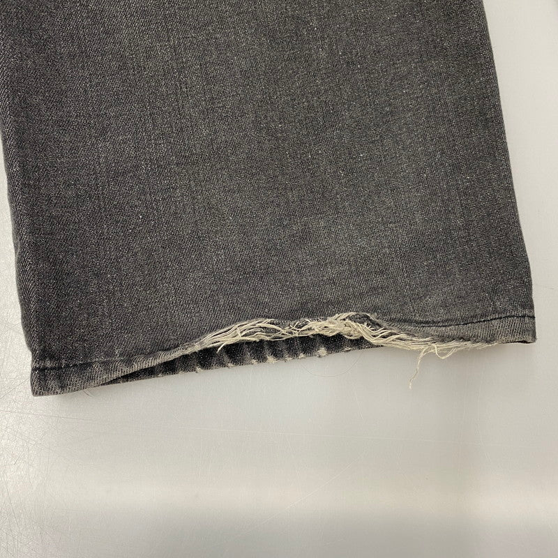 【中古品】【メンズ】 FTW エフティーダブリュー FT001052BW DOUBLE KNEE DENIM PANTS ダブル ニー デニム パンツ ボトムス ズボン 158-260330-cs-12-izu サイズ：M カラー：ブラック 万代Net店