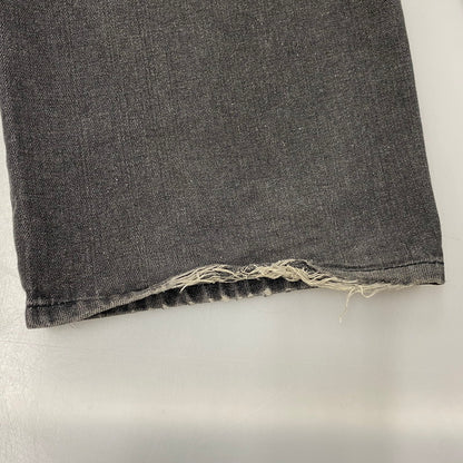 【中古品】【メンズ】 FTW エフティーダブリュー FT001052BW DOUBLE KNEE DENIM PANTS ダブル ニー デニム パンツ ボトムス ズボン 158-260330-cs-12-izu サイズ：M カラー：ブラック 万代Net店