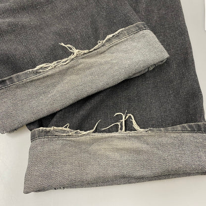 【中古品】【メンズ】 FTW エフティーダブリュー FT001052BW DOUBLE KNEE DENIM PANTS ダブル ニー デニム パンツ ボトムス ズボン 158-260330-cs-12-izu サイズ：M カラー：ブラック 万代Net店