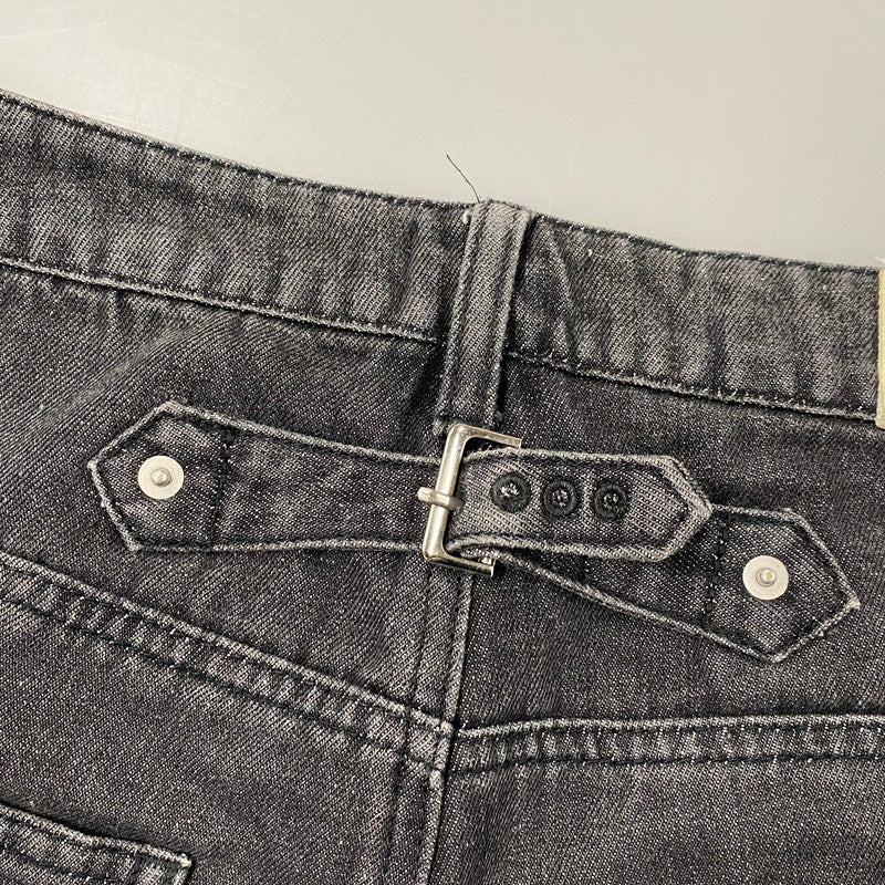 【中古品】【メンズ】 FTW エフティーダブリュー FT001052BW DOUBLE KNEE DENIM PANTS ダブル ニー デニム パンツ ボトムス ズボン 158-260330-cs-12-izu サイズ：M カラー：ブラック 万代Net店