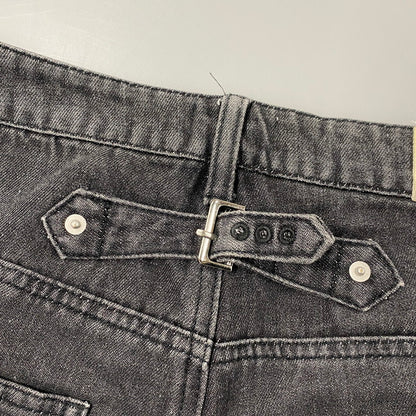 【中古品】【メンズ】 FTW エフティーダブリュー FT001052BW DOUBLE KNEE DENIM PANTS ダブル ニー デニム パンツ ボトムス ズボン 158-260330-cs-12-izu サイズ：M カラー：ブラック 万代Net店