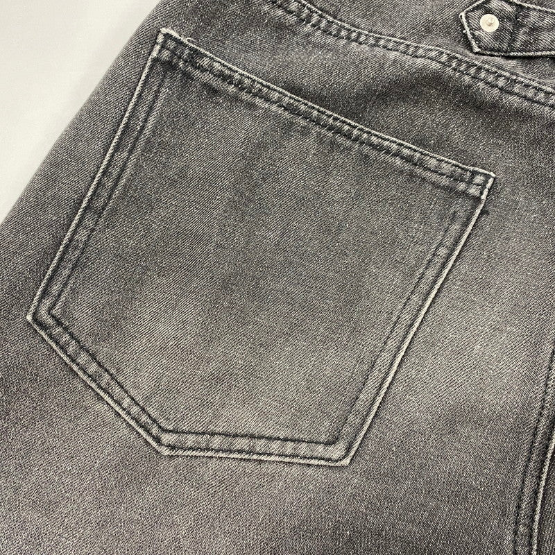 【中古品】【メンズ】 FTW エフティーダブリュー FT001052BW DOUBLE KNEE DENIM PANTS ダブル ニー デニム パンツ ボトムス ズボン 158-260330-cs-12-izu サイズ：M カラー：ブラック 万代Net店