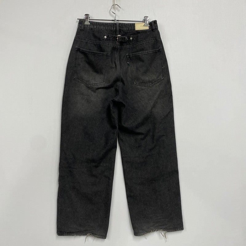 【中古品】【メンズ】 FTW エフティーダブリュー FT001052BW DOUBLE KNEE DENIM PANTS ダブル ニー デニム パンツ ボトムス ズボン 158-260330-cs-12-izu サイズ：M カラー：ブラック 万代Net店