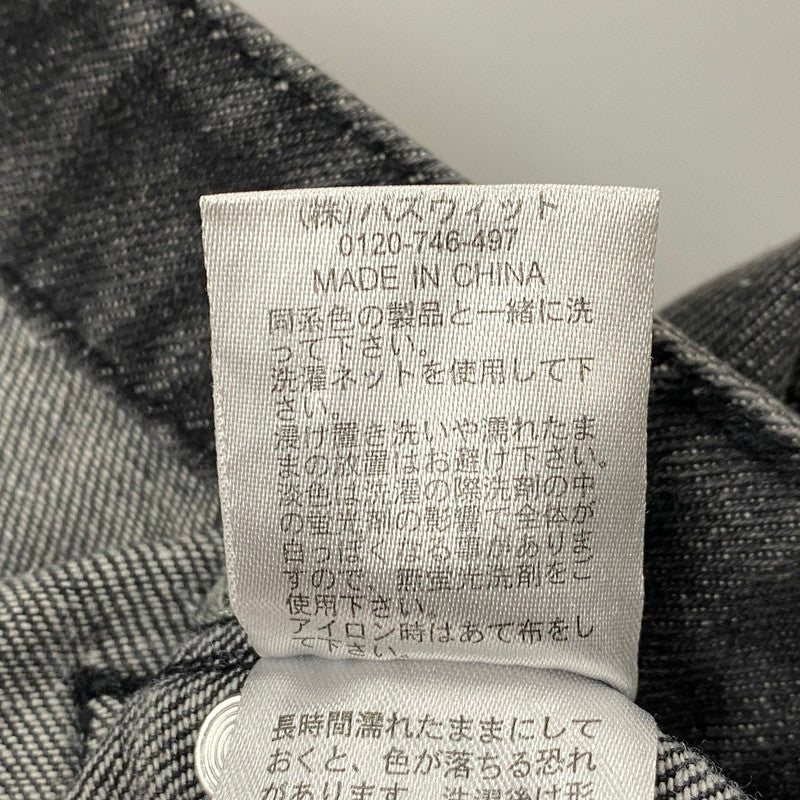 【中古品】【メンズ】 FTW エフティーダブリュー FT001052BW DOUBLE KNEE DENIM PANTS ダブル ニー デニム パンツ ボトムス ズボン 158-260330-cs-12-izu サイズ：M カラー：ブラック 万代Net店