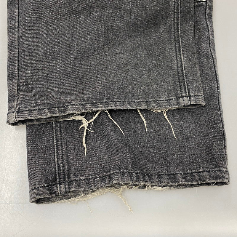 【中古品】【メンズ】 FTW エフティーダブリュー FT001052BW DOUBLE KNEE DENIM PANTS ダブル ニー デニム パンツ ボトムス ズボン 158-260330-cs-12-izu サイズ：M カラー：ブラック 万代Net店