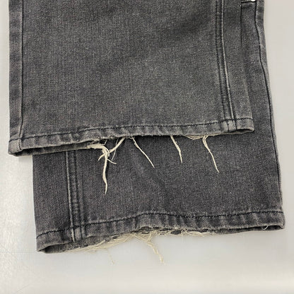 【中古品】【メンズ】 FTW エフティーダブリュー FT001052BW DOUBLE KNEE DENIM PANTS ダブル ニー デニム パンツ ボトムス ズボン 158-260330-cs-12-izu サイズ：M カラー：ブラック 万代Net店