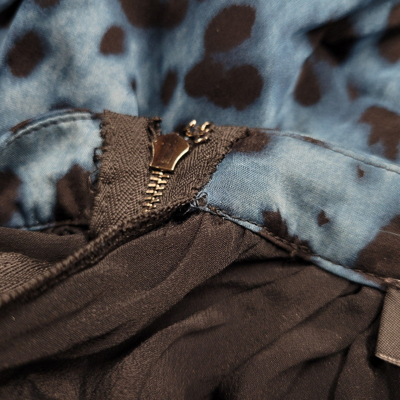 【中古品】【レディース】 LEOPARD SKIRT レオパード スカート 171-260330-as-06-izu サイズ：42 カラー：ブルー 万代Net店