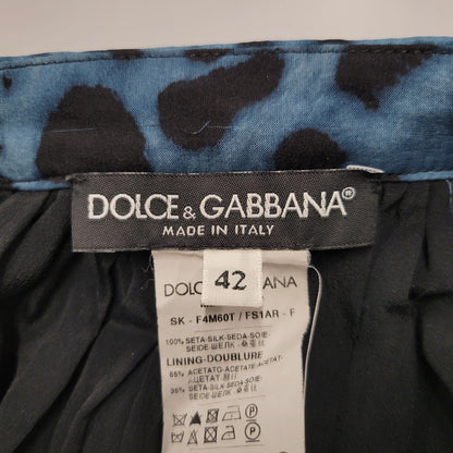 【中古品】【レディース】 LEOPARD SKIRT レオパード スカート 171-260330-as-06-izu サイズ：42 カラー：ブルー 万代Net店