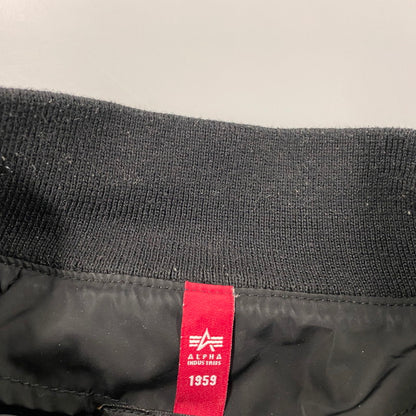 【中古品】【メンズ】 ALPHA INDUSTRIES アルファインダストリーズ TA1374-8001 FLAT POCKET FLIGHT JACKET フラット ポケット フライト ジャケット アウター 145-260330-cs-18-izu サイズ：L カラー：ブラック 万代Net店