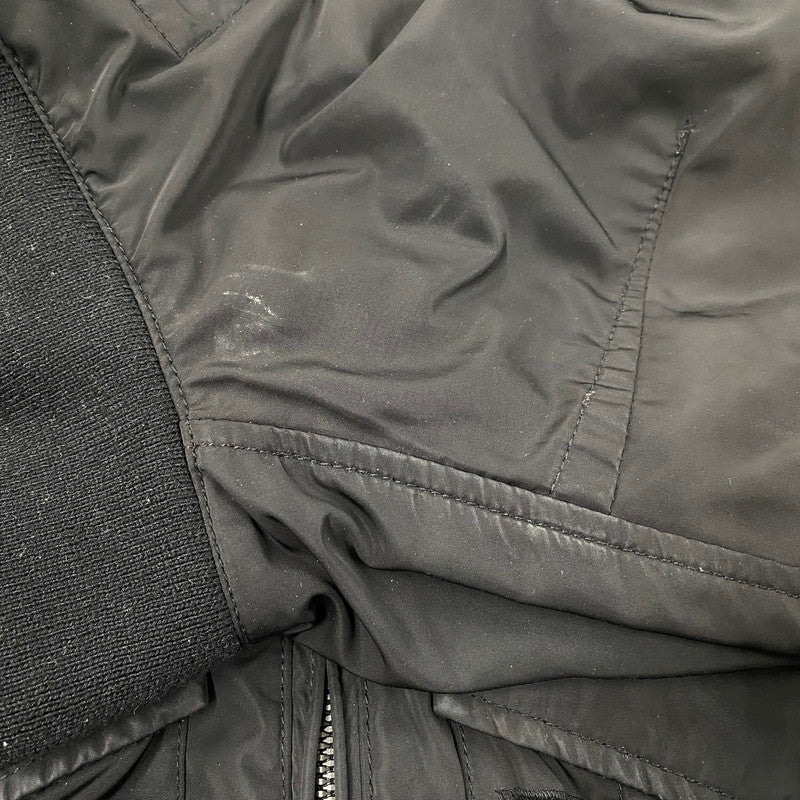 【中古品】【メンズ】 ALPHA INDUSTRIES アルファインダストリーズ TA1374-8001 FLAT POCKET FLIGHT JACKET フラット ポケット フライト ジャケット アウター 145-260330-cs-18-izu サイズ：L カラー：ブラック 万代Net店