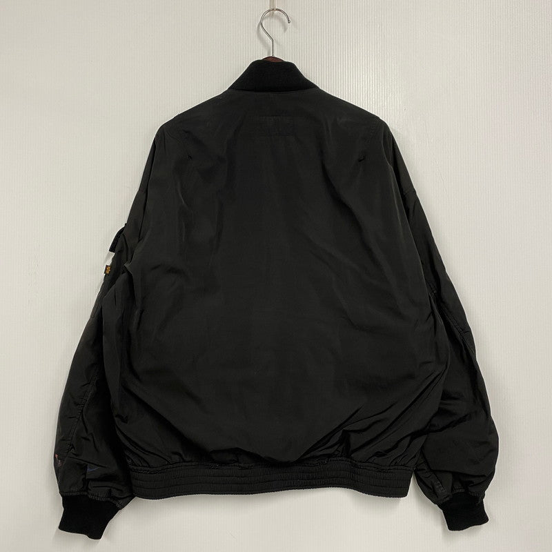 【中古品】【メンズ】 ALPHA INDUSTRIES アルファインダストリーズ TA1374-8001 FLAT POCKET FLIGHT JACKET フラット ポケット フライト ジャケット アウター 145-260330-cs-18-izu サイズ：L カラー：ブラック 万代Net店