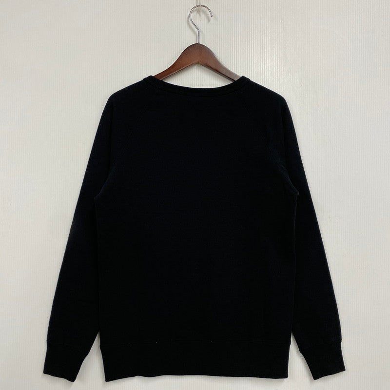 【中古品】【メンズ】 BARNS バーンズ ステンシル プリント スウェット トップス 長袖 145-260330-cs-14-izu サイズ：M カラー：ブラック 万代Net店
