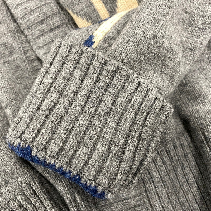 【中古品】【メンズ】 Pherrow's フェローズ COWICHAN SWEATER PRCC1 カウチンセーター 145-260323-as-10-izu サイズ：38 カラー：グレー 万代Net店