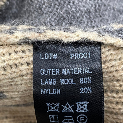 【中古品】【メンズ】 Pherrow's フェローズ COWICHAN SWEATER PRCC1 カウチンセーター 145-260323-as-10-izu サイズ：38 カラー：グレー 万代Net店