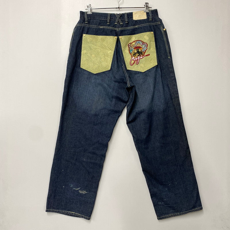 【中古品】【メンズ】 COOGI クージー BAGGY DENIM PANTS バギーデニムパンツ ボトムス 157-260323-as-08-izu サイズ：42×34 カラー：インディゴ 万代Net店