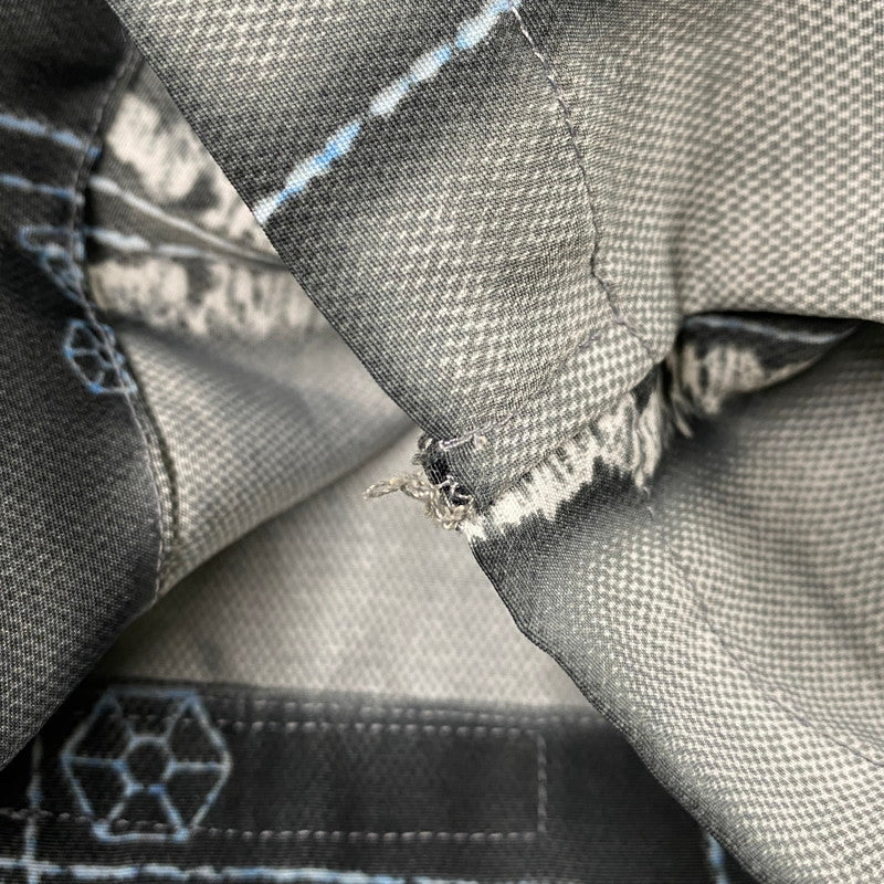 【中古品】【メンズ】 SOUTHPOLE サウスポール 90S ALL-OVER PATTERN OPEN COLLAR SS SHIRT オールオーバー パターン オープンカラー ショートスリーブ シャツ トップス 半袖 146-260330-cs-13-izu サイズ：XL カラー：グレー系 万代Net店