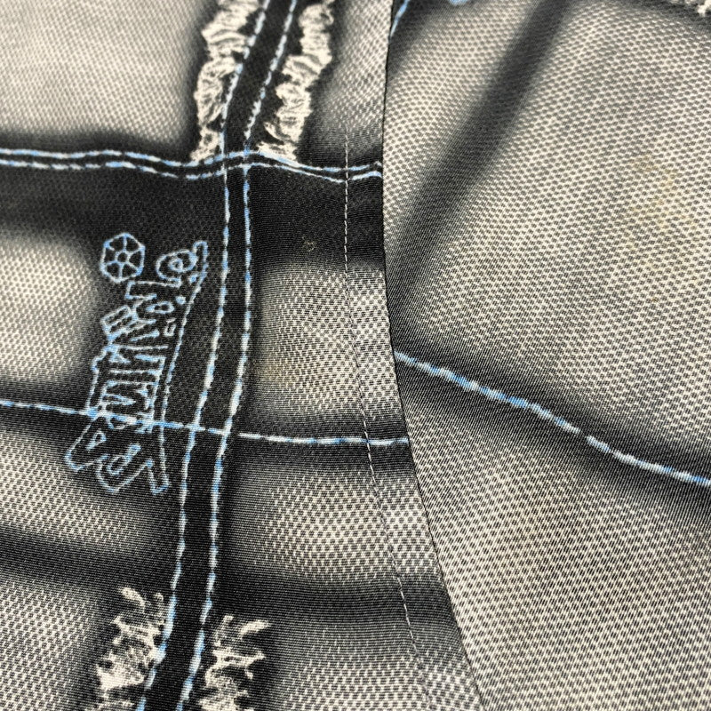 【中古品】【メンズ】 SOUTHPOLE サウスポール 90S ALL-OVER PATTERN OPEN COLLAR SS SHIRT オールオーバー パターン オープンカラー ショートスリーブ シャツ トップス 半袖 146-260330-cs-13-izu サイズ：XL カラー：グレー系 万代Net店
