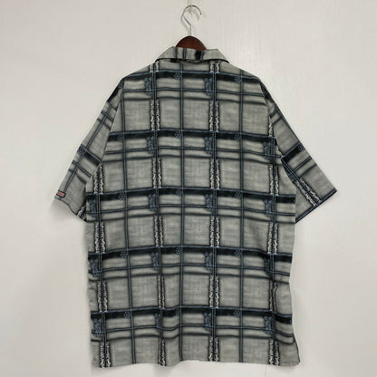 【中古品】【メンズ】 SOUTHPOLE サウスポール 90S ALL-OVER PATTERN OPEN COLLAR SS SHIRT オールオーバー パターン オープンカラー ショートスリーブ シャツ トップス 半袖 146-260330-cs-13-izu サイズ：XL カラー：グレー系 万代Net店