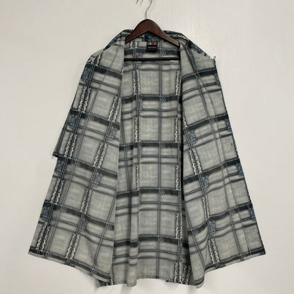 【中古品】【メンズ】 SOUTHPOLE サウスポール 90S ALL-OVER PATTERN OPEN COLLAR SS SHIRT オールオーバー パターン オープンカラー ショートスリーブ シャツ トップス 半袖 146-260330-cs-13-izu サイズ：XL カラー：グレー系 万代Net店