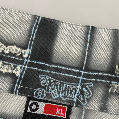 【中古品】【メンズ】 SOUTHPOLE サウスポール 90S ALL-OVER PATTERN OPEN COLLAR SS SHIRT オールオーバー パターン オープンカラー ショートスリーブ シャツ トップス 半袖 146-260330-cs-13-izu サイズ：XL カラー：グレー系 万代Net店