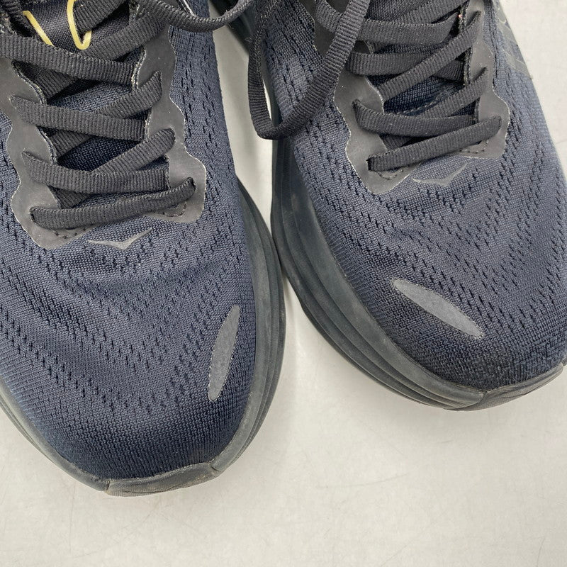 【中古品】【メンズ】 HOKA ONEONE ホカ オネオネ BONDI 8 1123202 ボンダイ8 スニーカー シューズ 靴 162-260323-as-12-izu サイズ：27cm カラー：ブラック 万代Net店