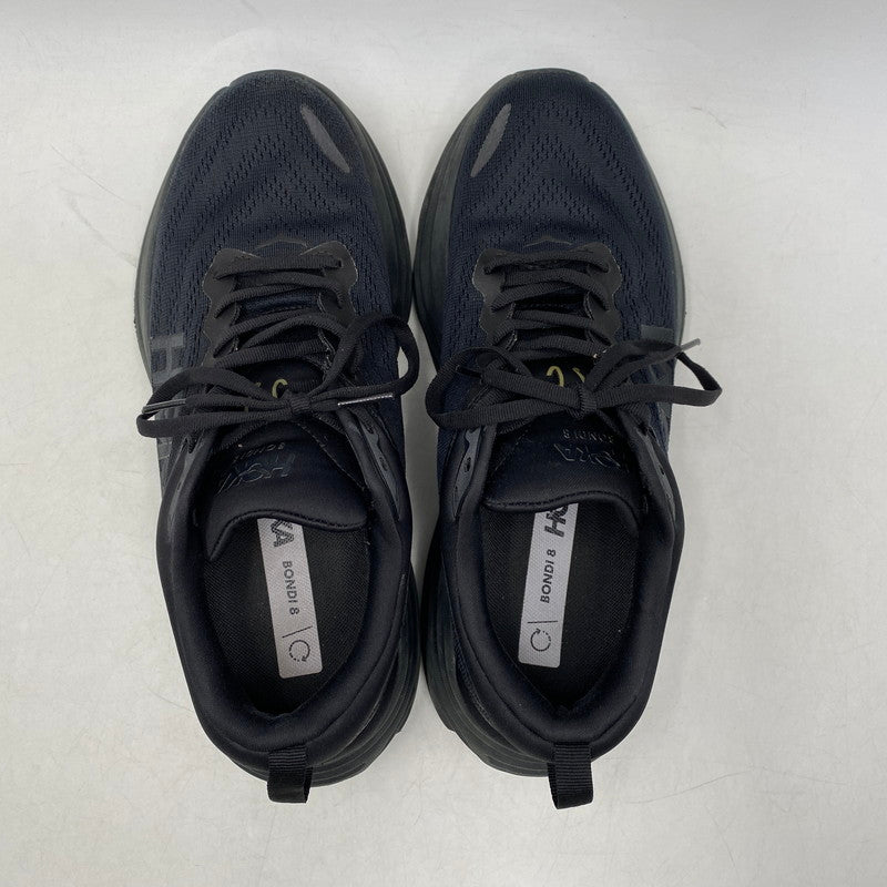 【中古品】【メンズ】 HOKA ONEONE ホカ オネオネ BONDI 8 1123202 ボンダイ8 スニーカー シューズ 靴 162-260323-as-12-izu サイズ：27cm カラー：ブラック 万代Net店