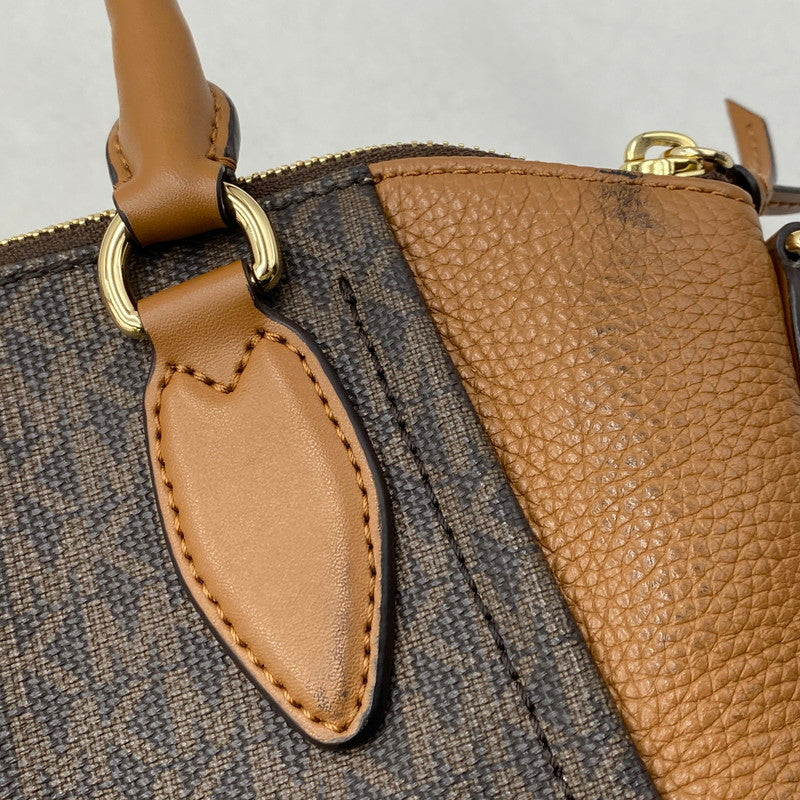 【中古品】【レディース】 Michael Kors マイケルコース SIENNA MD 2WAY BAG 30F1G4SM2B シエンナ ショルダーバッグ ハンドバッグ シグネチャー カバン 鞄 180-260323-as-21-izu カラー：ブラウン 万代Net店