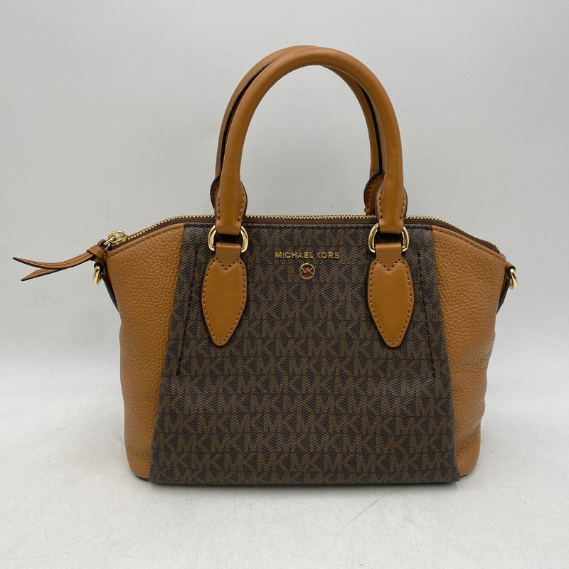 【中古品】【レディース】 Michael Kors マイケルコース SIENNA MD 2WAY BAG 30F1G4SM2B シエンナ ショルダーバッグ ハンドバッグ シグネチャー カバン 鞄 180-260323-as-21-izu カラー：ブラウン 万代Net店