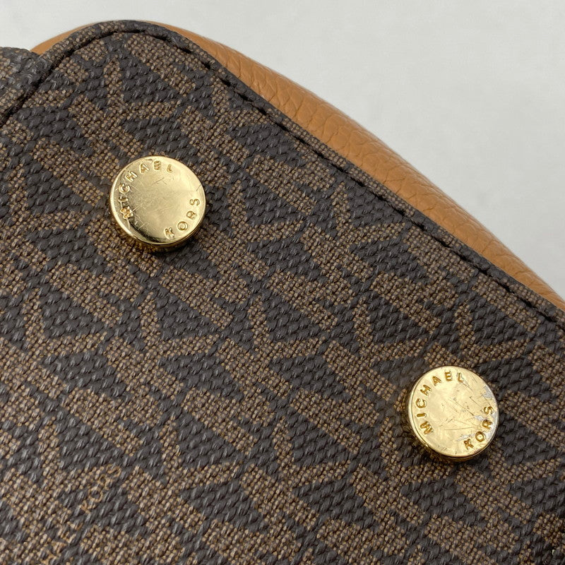 【中古品】【レディース】 Michael Kors マイケルコース SIENNA MD 2WAY BAG 30F1G4SM2B シエンナ ショルダーバッグ ハンドバッグ シグネチャー カバン 鞄 180-260323-as-21-izu カラー：ブラウン 万代Net店