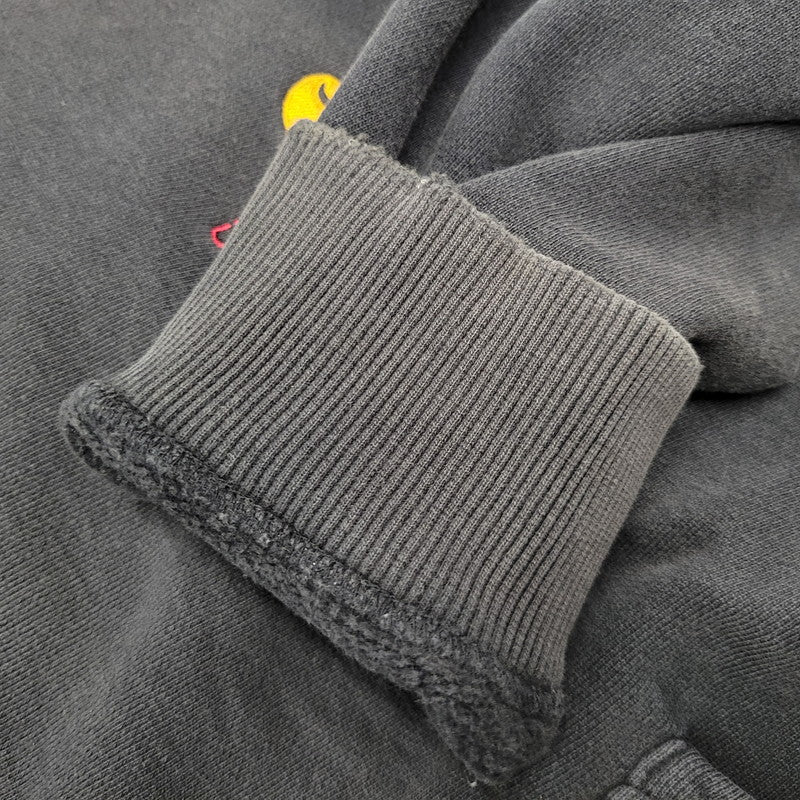 【現状渡し品】【メンズ】 LOGO HOODED SWEAT SHIRT 02811-3301 ロゴ フーデッド スウェットシャツ 三角タグ 刺繍 パーカー 146-260330-as-03-izu サイズ：XL カラー：ブラック系 万代Net店