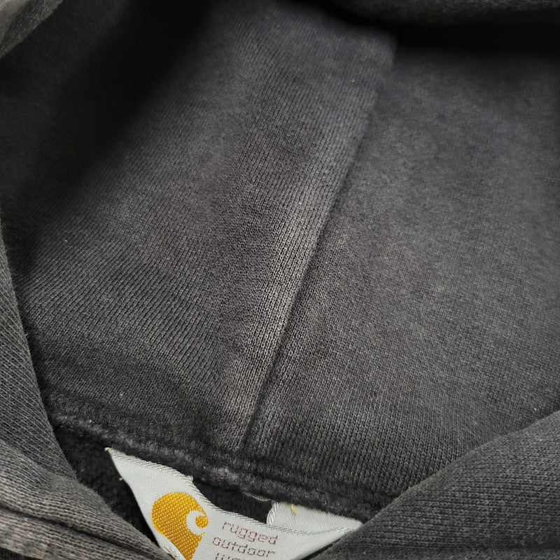 【現状渡し品】【メンズ】 LOGO HOODED SWEAT SHIRT 02811-3301 ロゴ フーデッド スウェットシャツ 三角タグ 刺繍 パーカー 146-260330-as-03-izu サイズ：XL カラー：ブラック系 万代Net店
