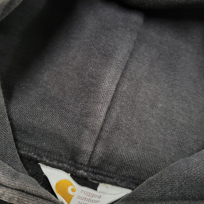 【現状渡し品】【メンズ】 LOGO HOODED SWEAT SHIRT 02811-3301 ロゴ フーデッド スウェットシャツ 三角タグ 刺繍 パーカー 146-260330-as-03-izu サイズ：XL カラー：ブラック系 万代Net店