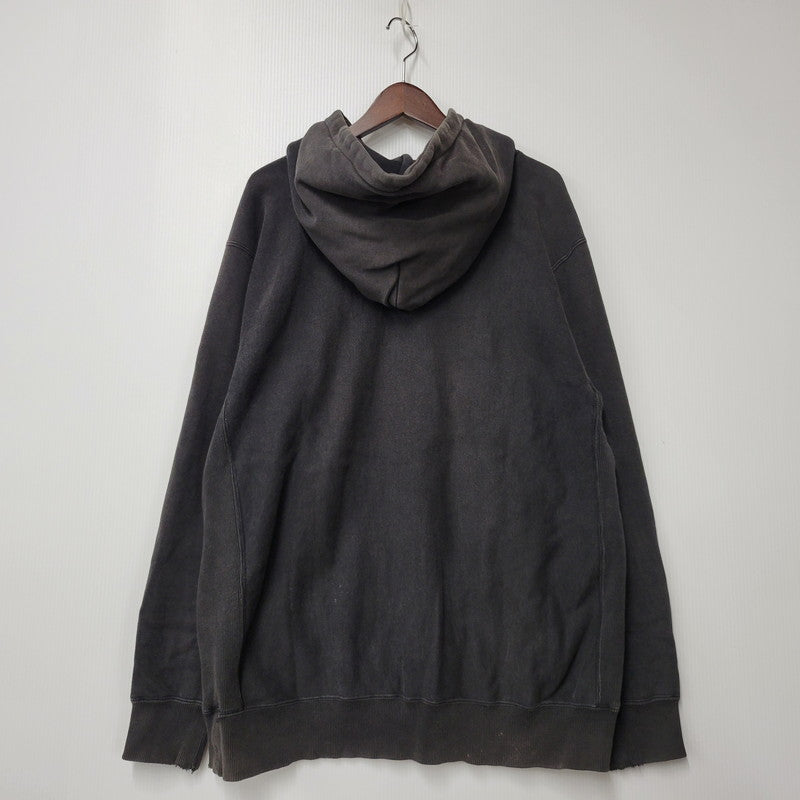 【現状渡し品】【メンズ】 LOGO HOODED SWEAT SHIRT 02811-3301 ロゴ フーデッド スウェットシャツ 三角タグ 刺繍 パーカー 146-260330-as-03-izu サイズ：XL カラー：ブラック系 万代Net店