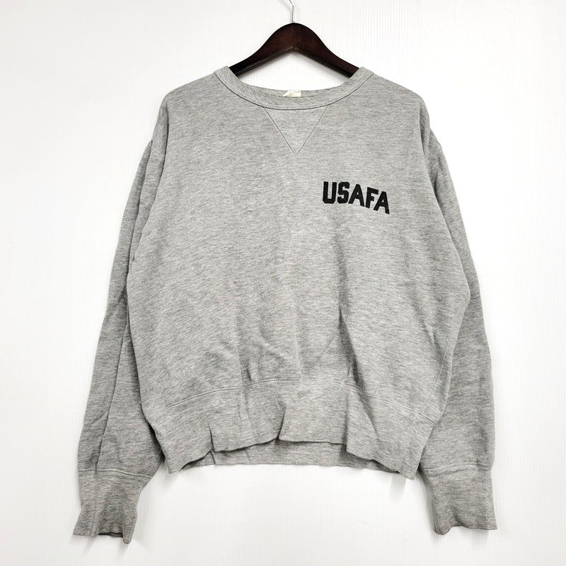【中古品】【メンズ】 SOUTH BRONX ATHLETIC WEAR サウスブロンクスアスレチックウェア USAFA 両V SWEAT SHIRT スウェット シャツ トップス 長袖 146-260331-cs-02-izu サイズ：不明 カラー：グレー 万代Net店