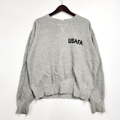 【中古品】【メンズ】 SOUTH BRONX ATHLETIC WEAR サウスブロンクスアスレチックウェア USAFA 両V SWEAT SHIRT スウェット シャツ トップス 長袖 146-260331-cs-02-izu サイズ：不明 カラー：グレー 万代Net店