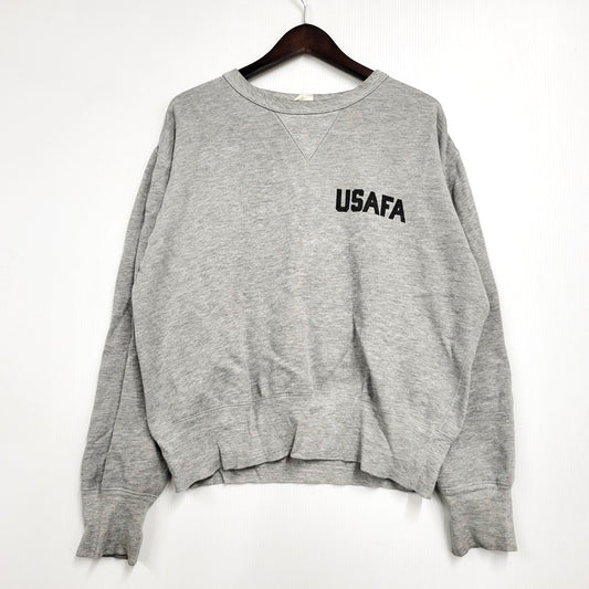 【中古品】【メンズ】 SOUTH BRONX ATHLETIC WEAR サウスブロンクスアスレチックウェア USAFA 両V SWEAT SHIRT スウェット シャツ トップス 長袖 146-260331-cs-02-izu サイズ：不明 カラー：グレー 万代Net店