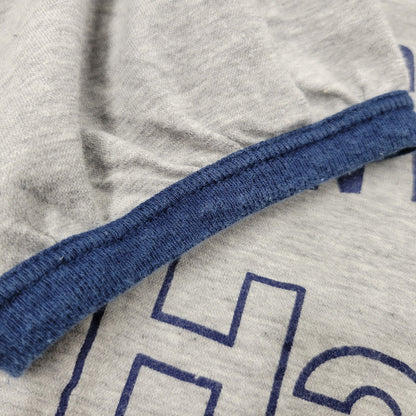 【中古品】【メンズ】 HANES ヘインズ 日本製 70’S RINGERNECK リンガーネック S S TEE ショートスリーブ Tシャツ トップス 半袖 146-260602-ya-14-izu サイズ：L カラー：グレー 万代Net店