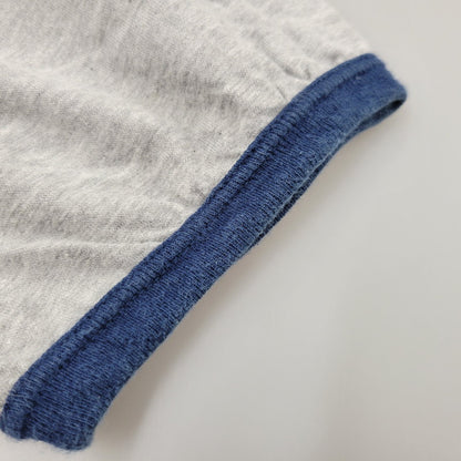 【中古品】【メンズ】 HANES ヘインズ 日本製 70’S RINGERNECK リンガーネック S S TEE ショートスリーブ Tシャツ トップス 半袖 146-260602-ya-14-izu サイズ：L カラー：グレー 万代Net店