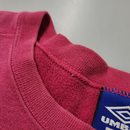 【中古品】【メンズ】 UMBRO アンブロ 90’S CREW NECK SWEAT クルーネック スウェット トップス 長袖 146-260331-cs-08-izu サイズ：L カラー：ピンク系 万代Net店