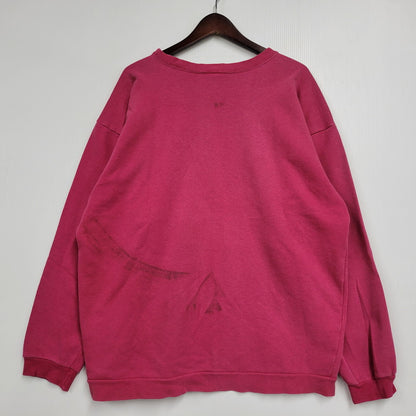 【中古品】【メンズ】 UMBRO アンブロ 90’S CREW NECK SWEAT クルーネック スウェット トップス 長袖 146-260331-cs-08-izu サイズ：L カラー：ピンク系 万代Net店