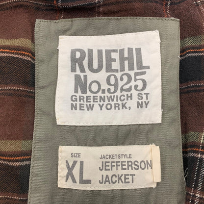 【中古品】【メンズ】 RUEHL NO.925 ルールナンバー925 JEFFERSON JACKET ジェファーソン ジャケット アウター 146-260324-kh-07-izu サイズ：XL カラー：カーキ系 万代Net店