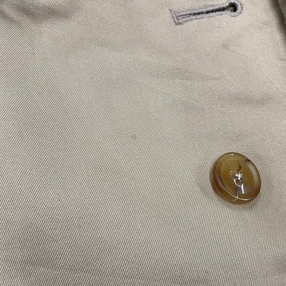 【現状渡し品】【メンズ】 ノバチェック トレンチコート アウター 141-260324-kh-10-izu サイズ：10 カラー：ベージュ 万代Net店