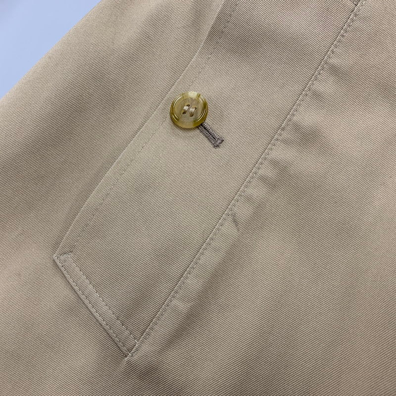【現状渡し品】【メンズ】 ノバチェック トレンチコート アウター 141-260324-kh-10-izu サイズ：10 カラー：ベージュ 万代Net店